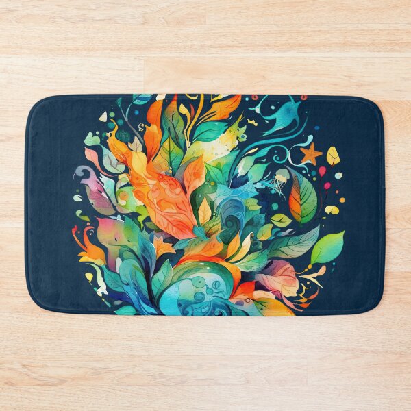 Item preview, Aquarium tales Enchanted Realms: Fairytale Landscape Watercolor Design  designed and sold by mndesignworx.
