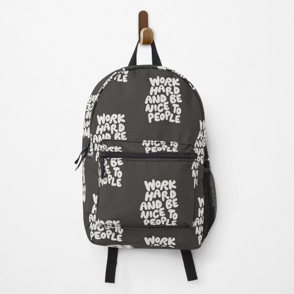 Item preview, Work Hard and Be Nice to People designed and sold by MotivatedType.