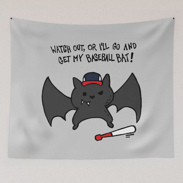 Item preview, Watch Out Or I'll Go And Get My Baseball Bat designed and sold by Graograman.
