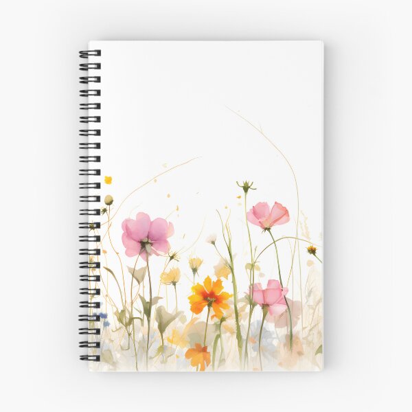Item preview, Watercolour style of pressed wild meadow flowers designed and sold by workshoot.