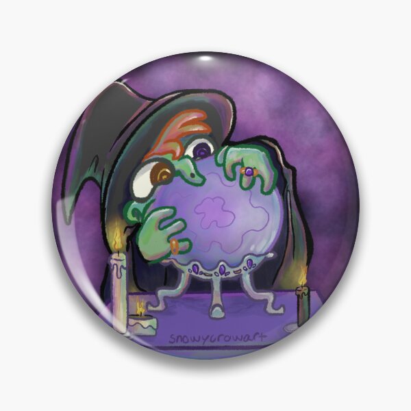 Item preview, Orb Pondering Witch designed and sold by snowycrowart.