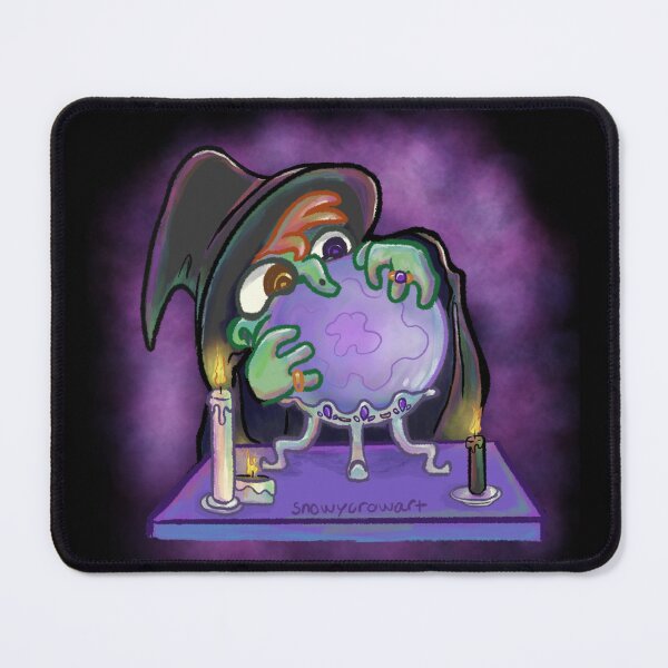 Item preview, Orb Pondering Witch designed and sold by snowycrowart.