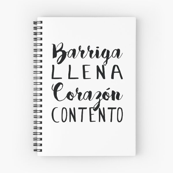 Item preview, Barriga Llena corazon contento designed and sold by Wanderlust40.