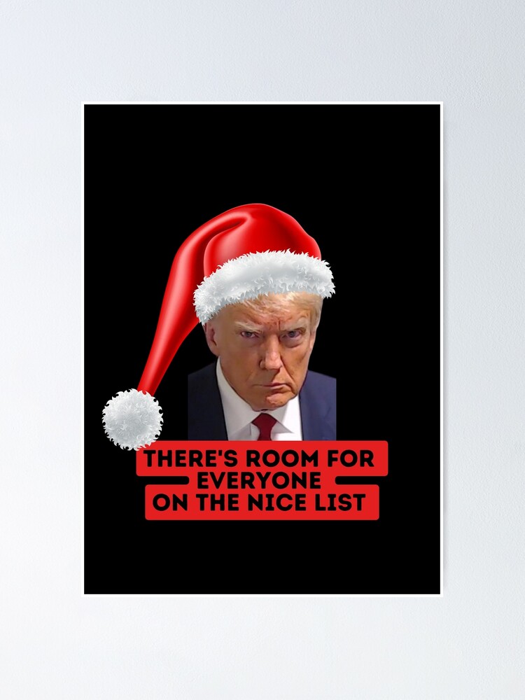 Donald Trump Christmas Greeting Card and Gifts, Willow Days Poster for  Sale by Willow Days