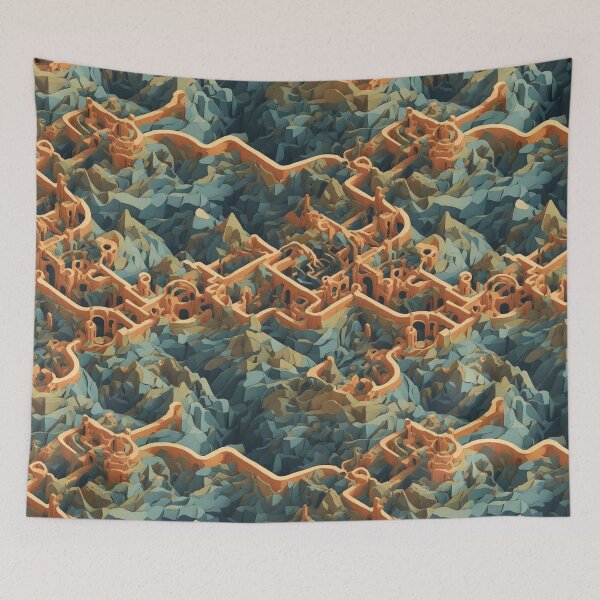 Item preview, Digital Labyrinth Exploration designed and sold by GracePaigePlaza.
