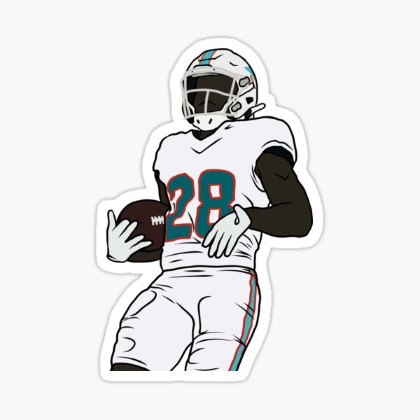 Jaylen Waddle Tua Tagovailoa MAGNET - NFL Miami Vice Rookie Vinyl Florida