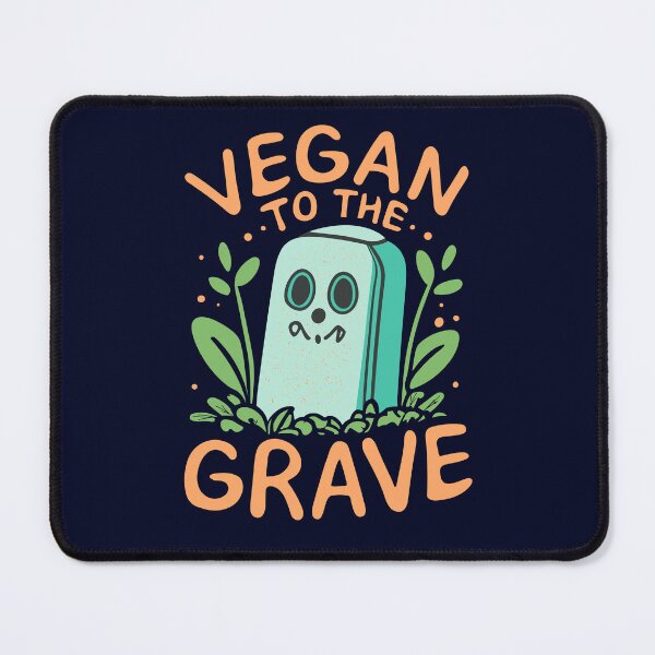 Item preview, Vegan to the Grave, Life Long Vegan, Plant-Based Humor designed and sold by GreenSlate.