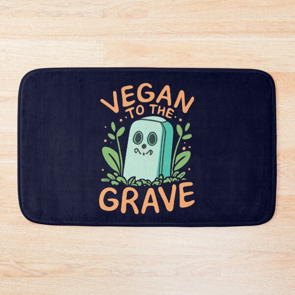 Item preview, Vegan to the Grave, Life Long Vegan, Plant-Based Humor designed and sold by GreenSlate.