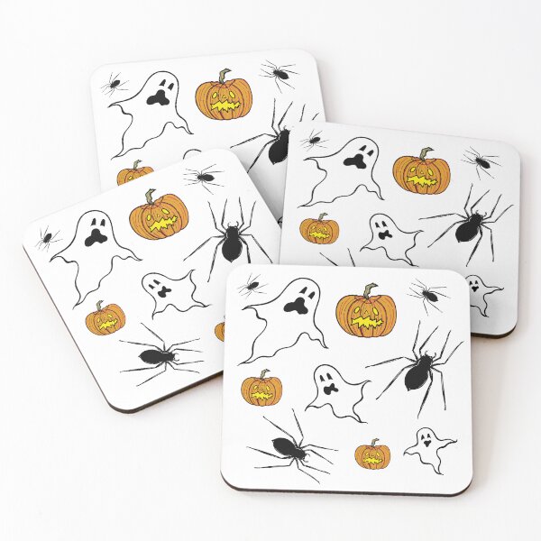 Aperçu de l'œuvre Fantômes, araignées + citrouilles créée et vendue par Helen McCartney Designs.