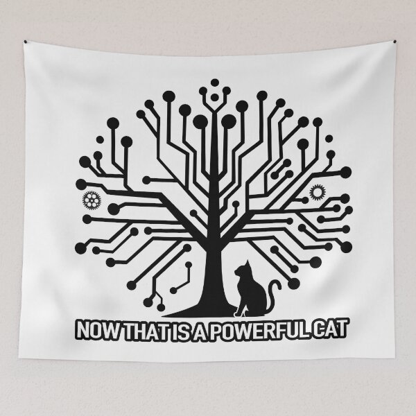 Item preview, Now That is a Powerful Cat (Mindful Solutionism) designed and sold by Reinardine.