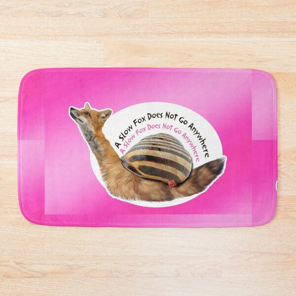 Item preview, A Slow Fox Does Not Go Anywhere (By ACCI) The Snail Fox designed and sold by VanyssaGraphics.