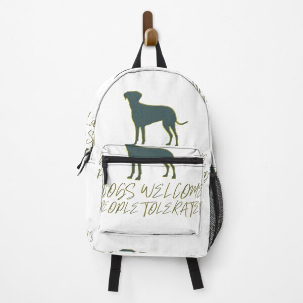 Item preview, dogs welcome people tolerated 01 designed and sold by creativerooney.