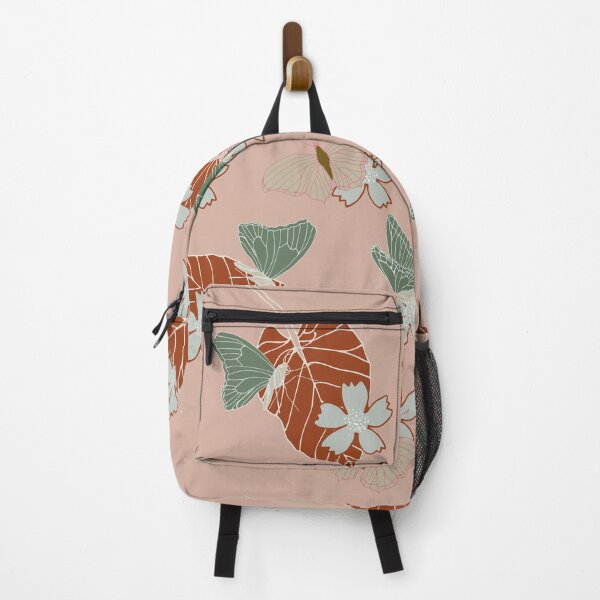 Item preview, Pink maroon green butterfly garden! designed and sold by SerahO.