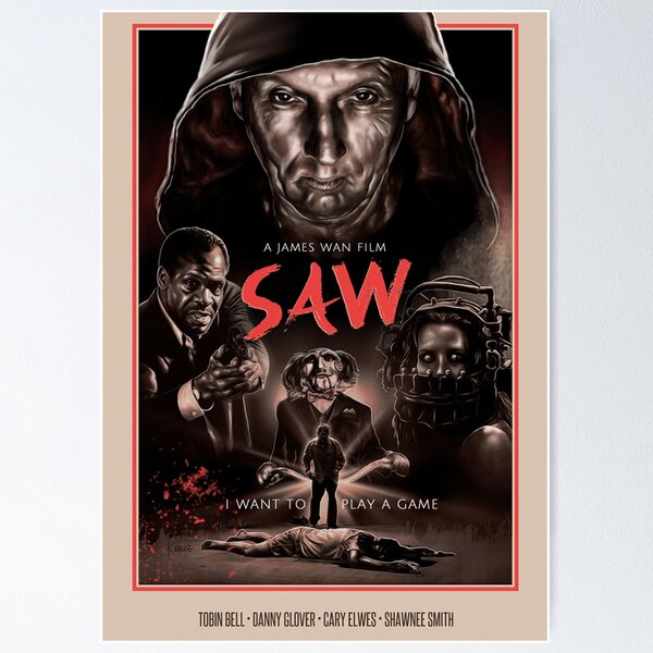 Item preview, Saw (2004) Custom Poster Design designed and sold by Quantum-Shop.