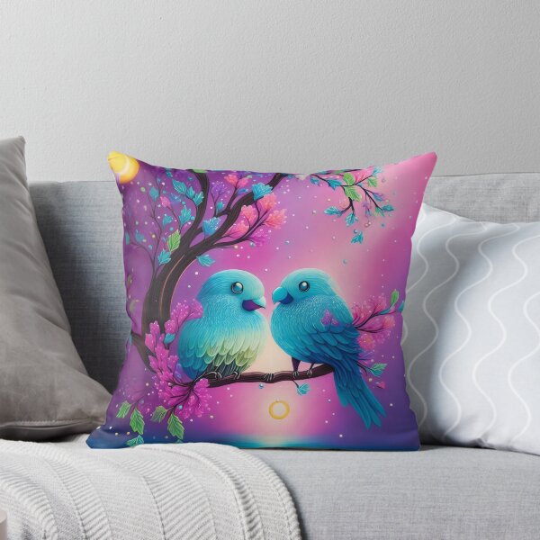 Item preview, Vibrant Blue Birds designed and sold by Witsprings.