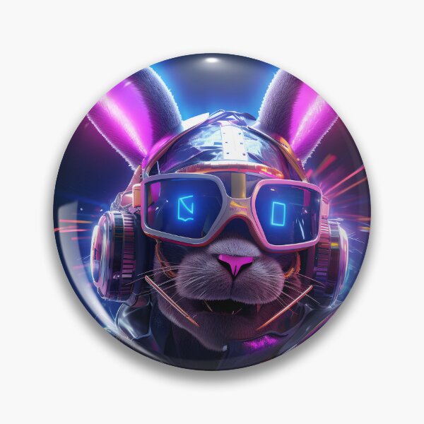 Item preview, Neon Bunny Go Crazy Crazy designed and sold by Oded Ben Dov.