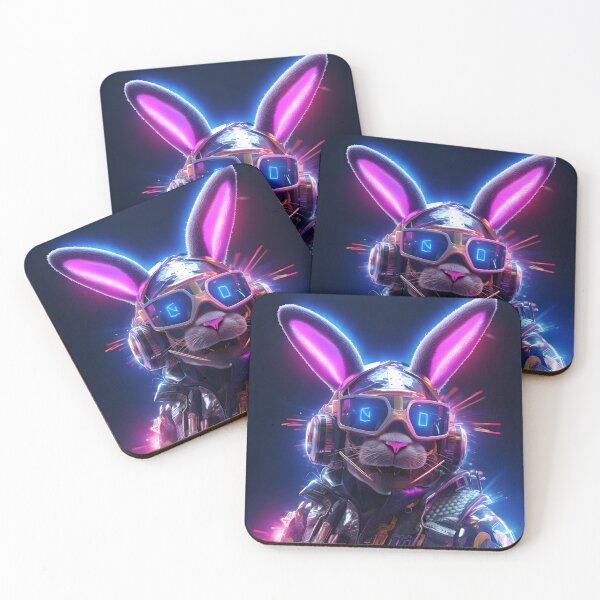 Item preview, Neon Bunny Go Crazy Crazy designed and sold by Oded Ben Dov.
