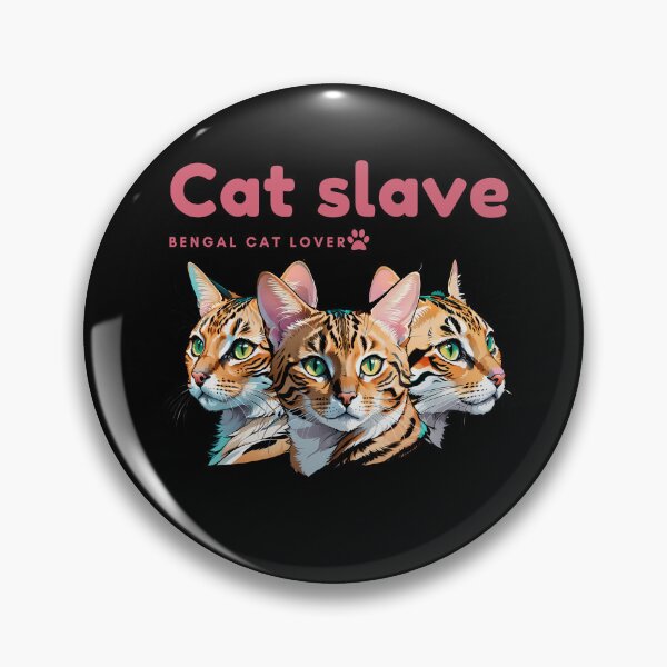 Item preview, Cat slave - Bengal Cat lovers - pink designed and sold by mamacub.