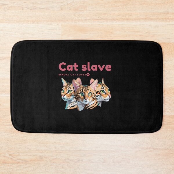 Item preview, Cat slave - Bengal Cat lovers - pink designed and sold by mamacub.
