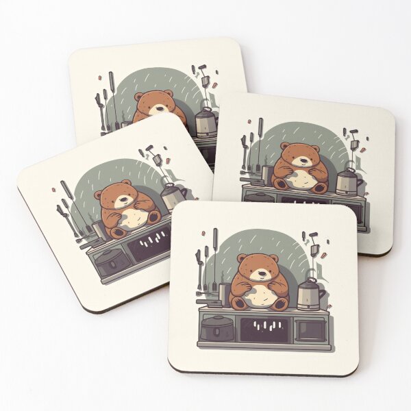Item preview, Bear at the stove designed and sold by Covent Vaughn.