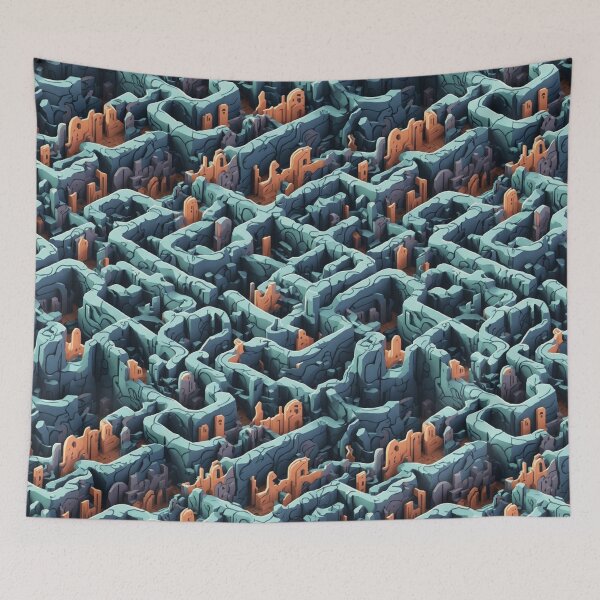 Item preview, Digital Labyrinth Exploration V2 designed and sold by GracePaigePlaza.
