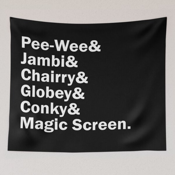 Item preview, Funny Names x Pee Wee's Playhouse designed and sold by 3dmuckychris.