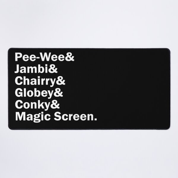 Item preview, Funny Names x Pee Wee's Playhouse designed and sold by 3dmuckychris.