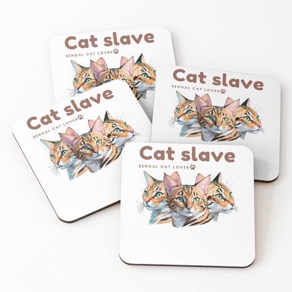 Item preview, Cat slave - Bengal Cat lovers  designed and sold by mamacub.