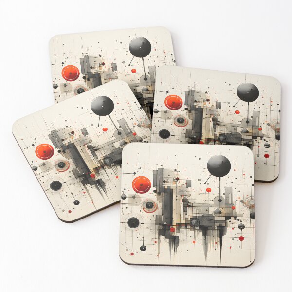 Item preview, Abstract Wall Art Solar System - AI Art designed and sold by etherinkAI.