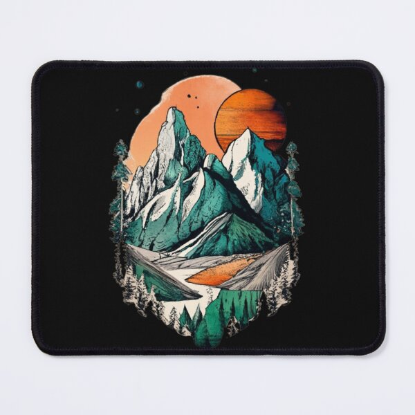 Item preview, Ethereal Patagonia: Minimalism & Watercolor designed and sold by WilsonMiller-.