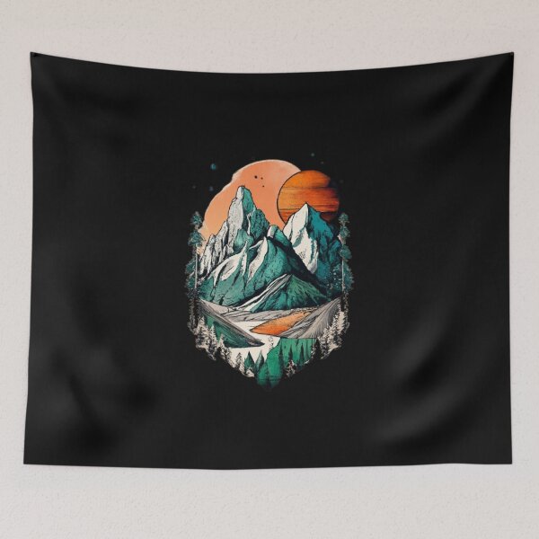 Item preview, Ethereal Patagonia: Minimalism & Watercolor designed and sold by WilsonMiller-.