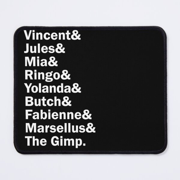 Item preview, Funny Names x Pulp Fiction designed and sold by 3dmuckychris.