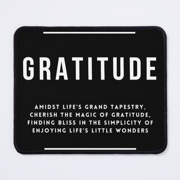 Item preview, Gratitude Motivational Inspirational Definition Quote Sign Words designed and sold by CanvasInspire.