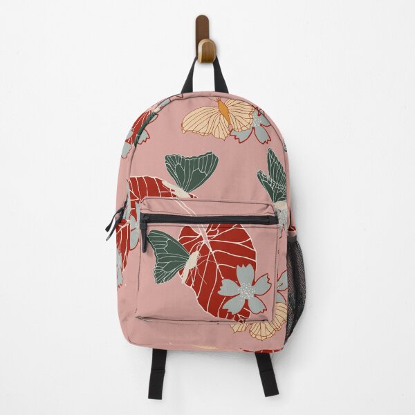 Item preview, Pink maroon green orange butterfly garden! designed and sold by SerahO.