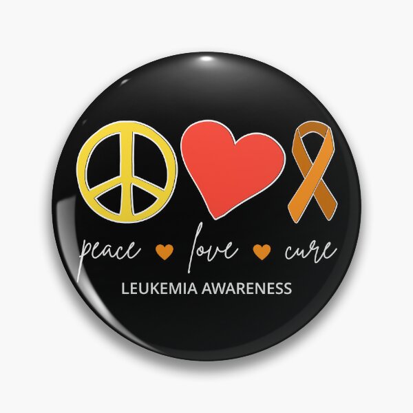 Item preview, Peace Love Cure - Leukemia Awareness I designed and sold by Lemon Pepper.