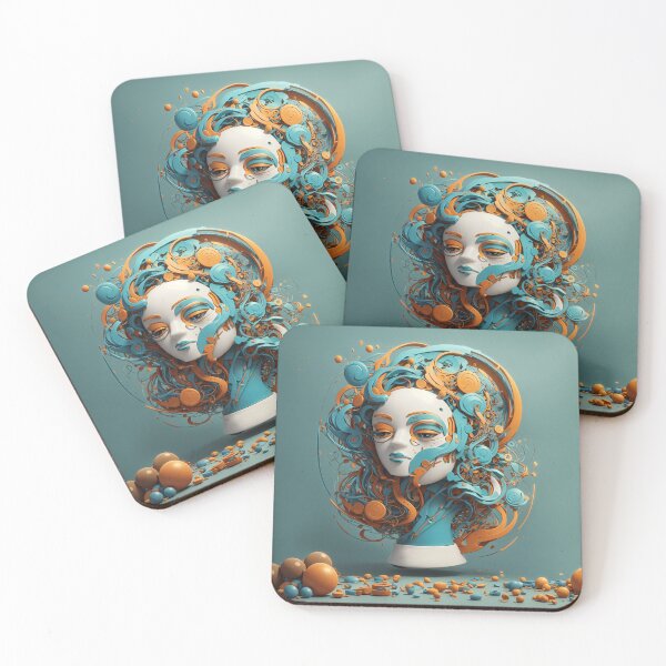 Item preview, Faces in porcelain  designed and sold by MegDexShop.