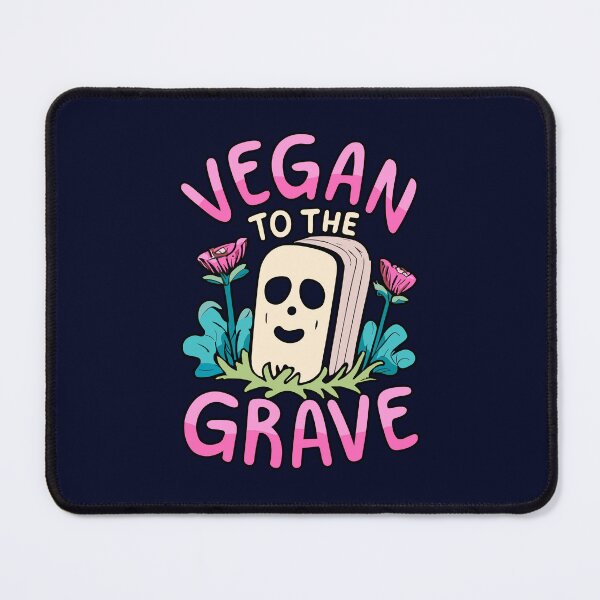Item preview, Vegan to the Grave, Life Long Vegan, Plant-Based Humor designed and sold by GreenSlate.