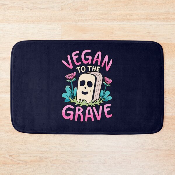Item preview, Vegan to the Grave, Life Long Vegan, Plant-Based Humor designed and sold by GreenSlate.