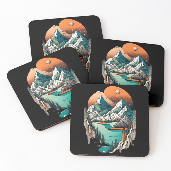 Item preview, Universe in Lines: Patagonian Mountains designed and sold by WilsonMiller-.