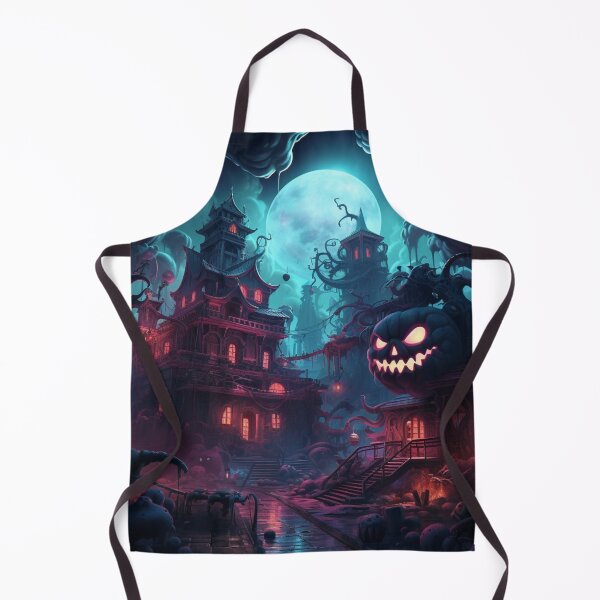 Item preview, Cyberpunk Halloween illustration with spooky pumpkin gloomy designed and sold by GrinGalore.