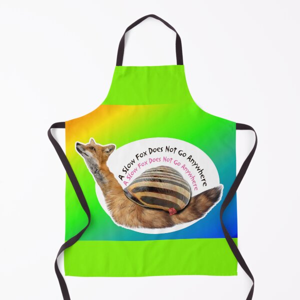 Item preview, A Slow Fox Does Not Go Anywhere (By ACCI) The Snail Fox designed and sold by VanyssaGraphics.