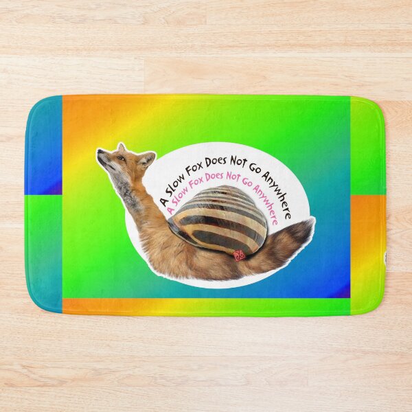 Item preview, A Slow Fox Does Not Go Anywhere (By ACCI) The Snail Fox designed and sold by VanyssaGraphics.