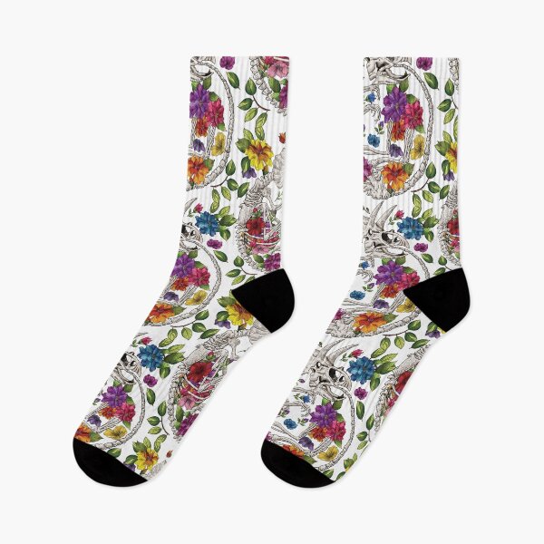 Item preview, Floral Dinosaur Skeleton  designed and sold by Everpop.