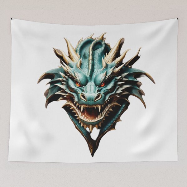 Item preview, Fighting Dragons with You - Fantasy Art Print designed and sold by bestoftrendy.