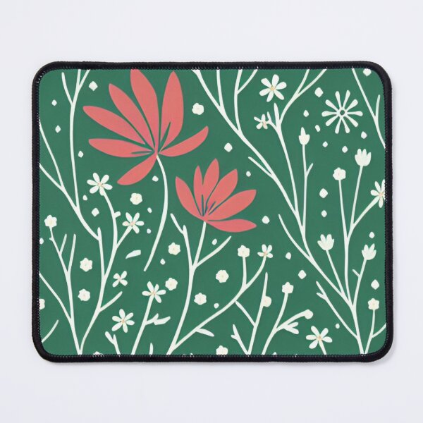 Item preview, Winter flowers / Red & Green designed and sold by UllaSformat.