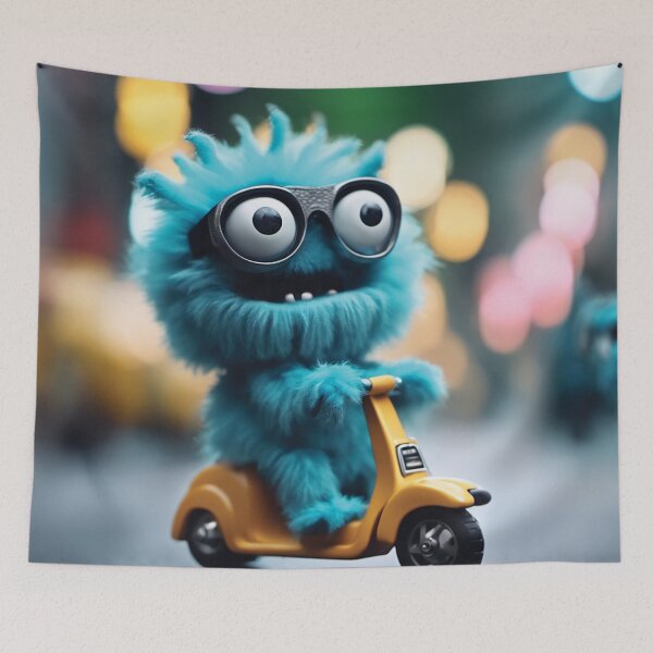 Item preview, Monsterville Monsters: Scooter designed and sold by MonstersByBecky.