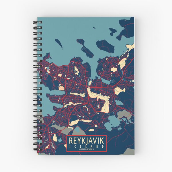 Item preview, Reykjavik City Map of Iceland - Hope designed and sold by deMAP.
