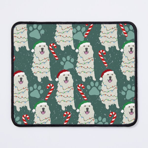 Item preview, Christmas Great Pyrenees Green Pattern designed and sold by KantstandyaC.