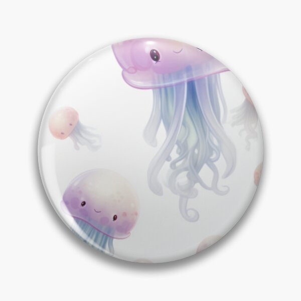 Item preview, beautiful colour full cute jellyfish  designed and sold by Superann8.