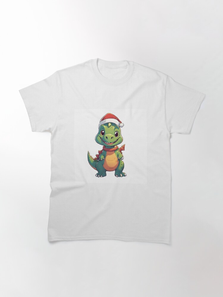 Disover cute dinosaur christmas Classic T-Shirt